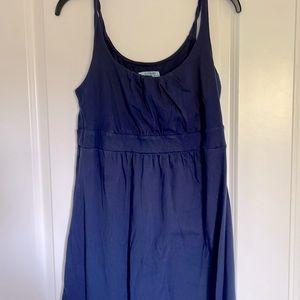 Blue maternity dress